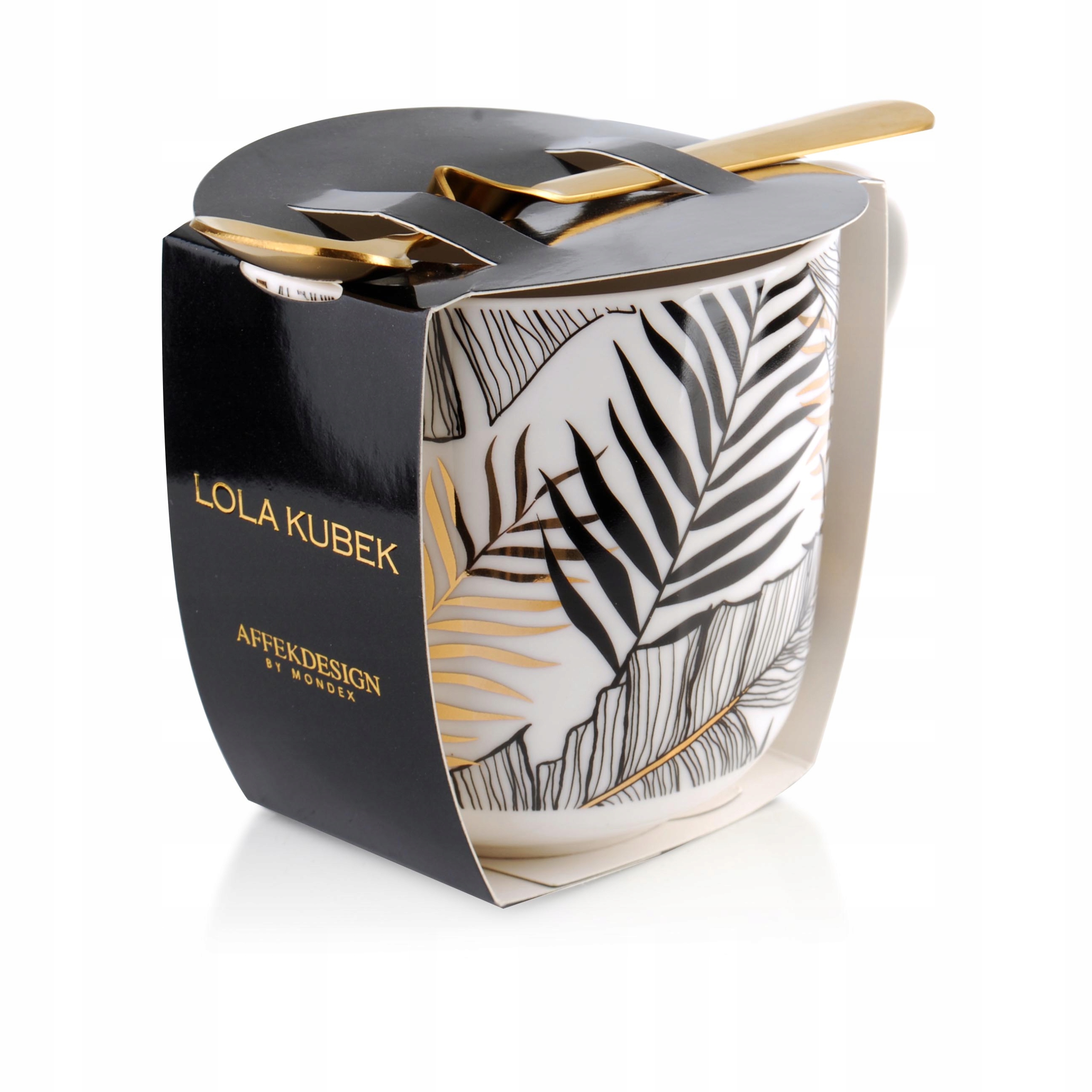 

duży kubek Mondex 480ml Lola Jungle z łyżeczką