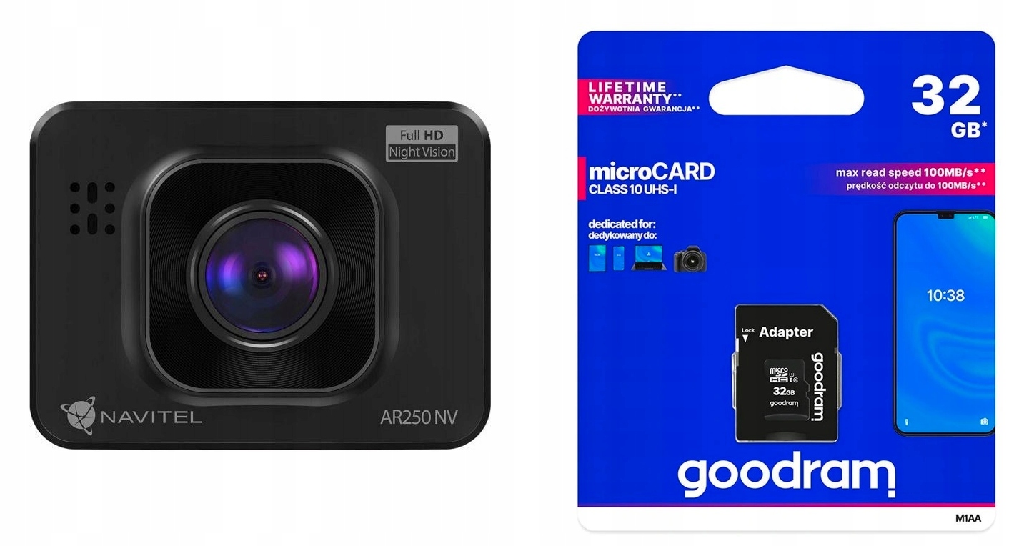 Navitel AR250 Autokamera videorekordér 32 Gb