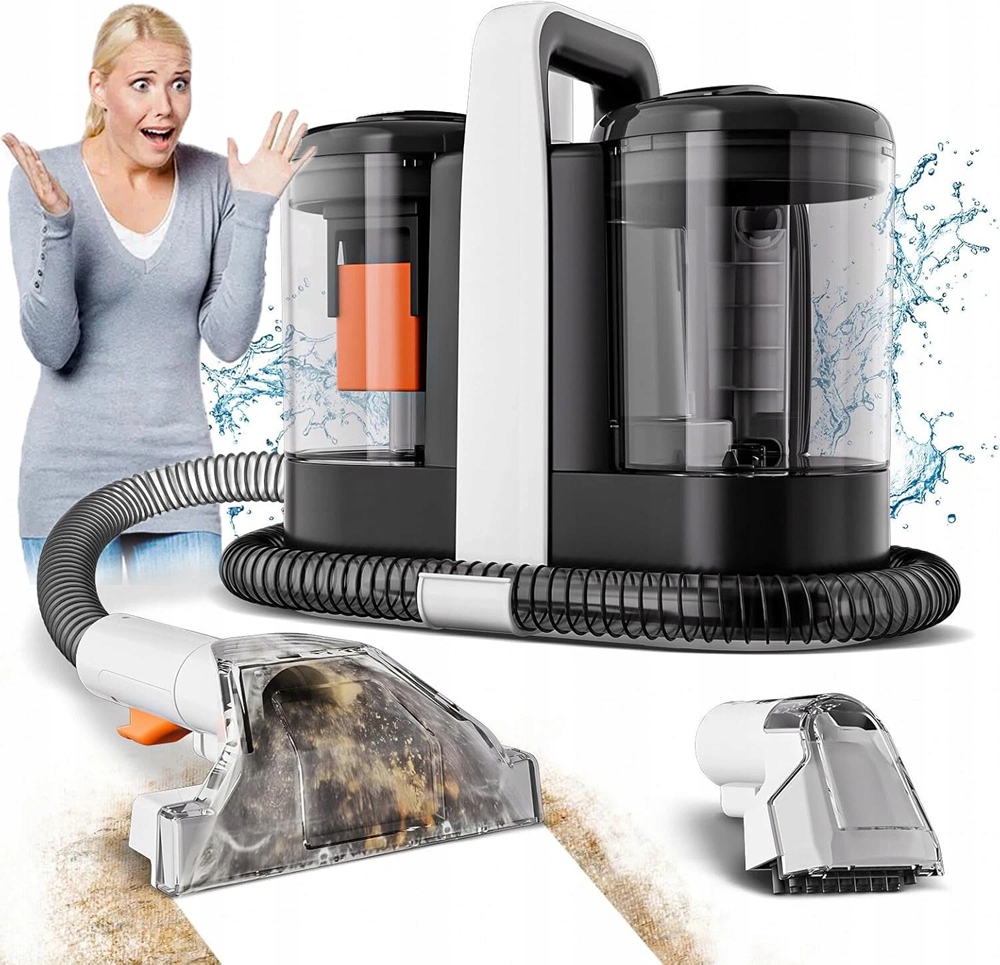 Vysavač Na Čalounění Koberců Mokré Suché Vysávání Sada Sacího Hubice Spot Clean