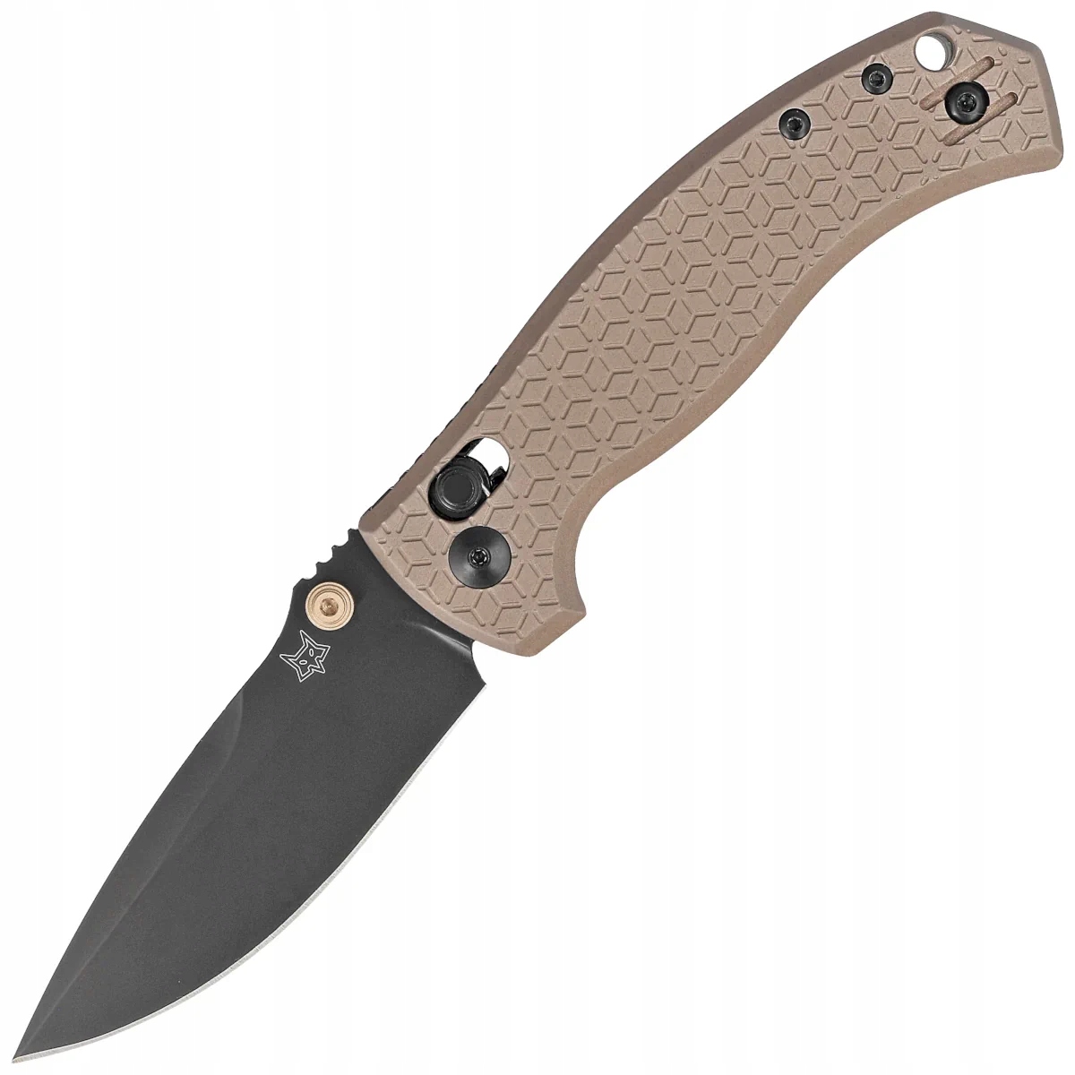 Nůž skládací Fox Anzu Bronze Aluminium, Black Pvd MagnaCut od Les George