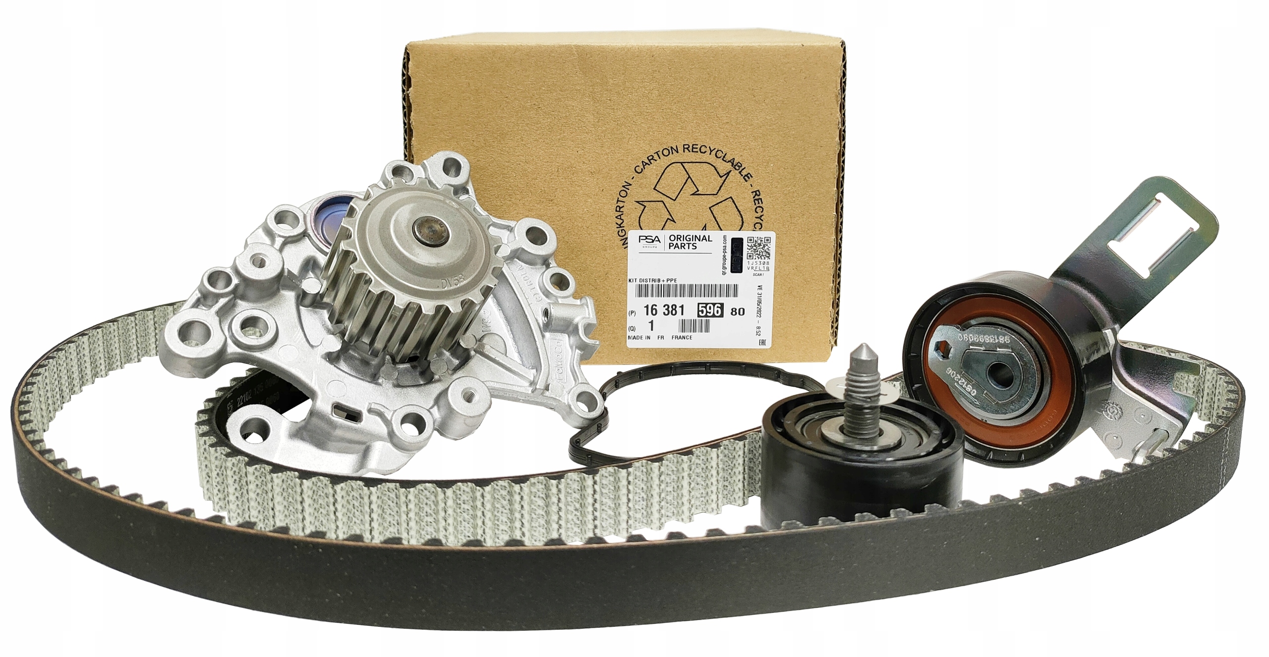 1628926180 - Оригинальный комплект ремня ГРМ CITROEN PEUGEOT 1.5 HDI