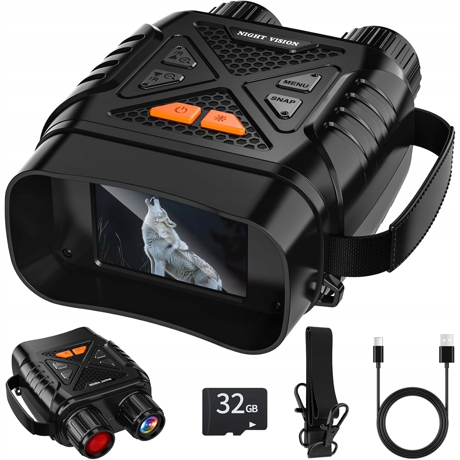 Dalekohled pro noční vidění Bedee infračervený Zoom x10 2,8" 850 nm