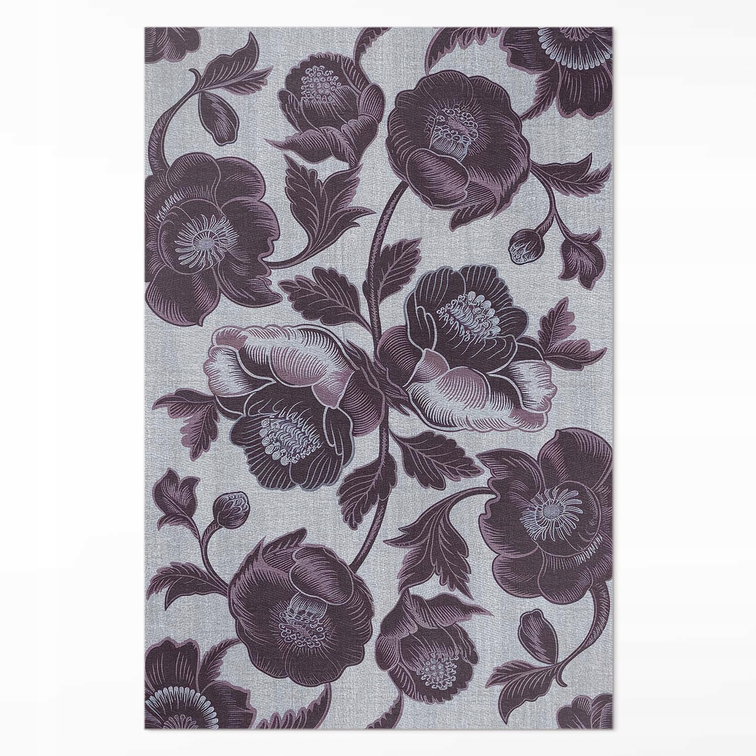 Vinylový koberec Do Obývačky Jemné vintage kvety 120 x 180 cm