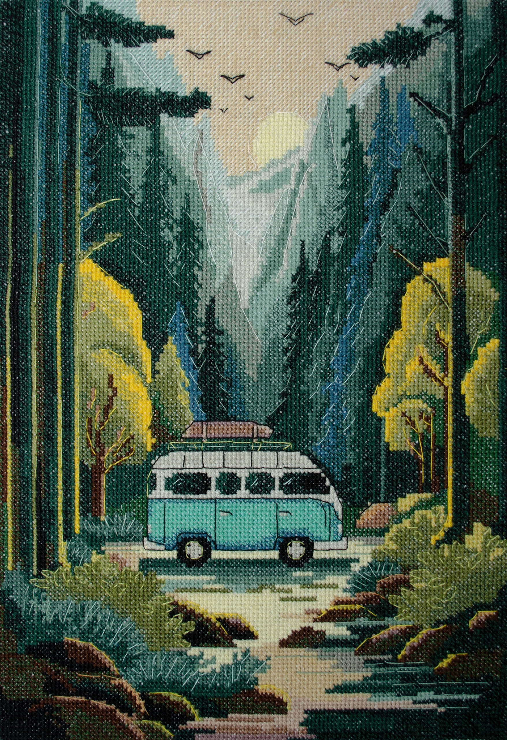 Diy sada pro křížkovou výšivku „Thirst for adventure“ 220x230