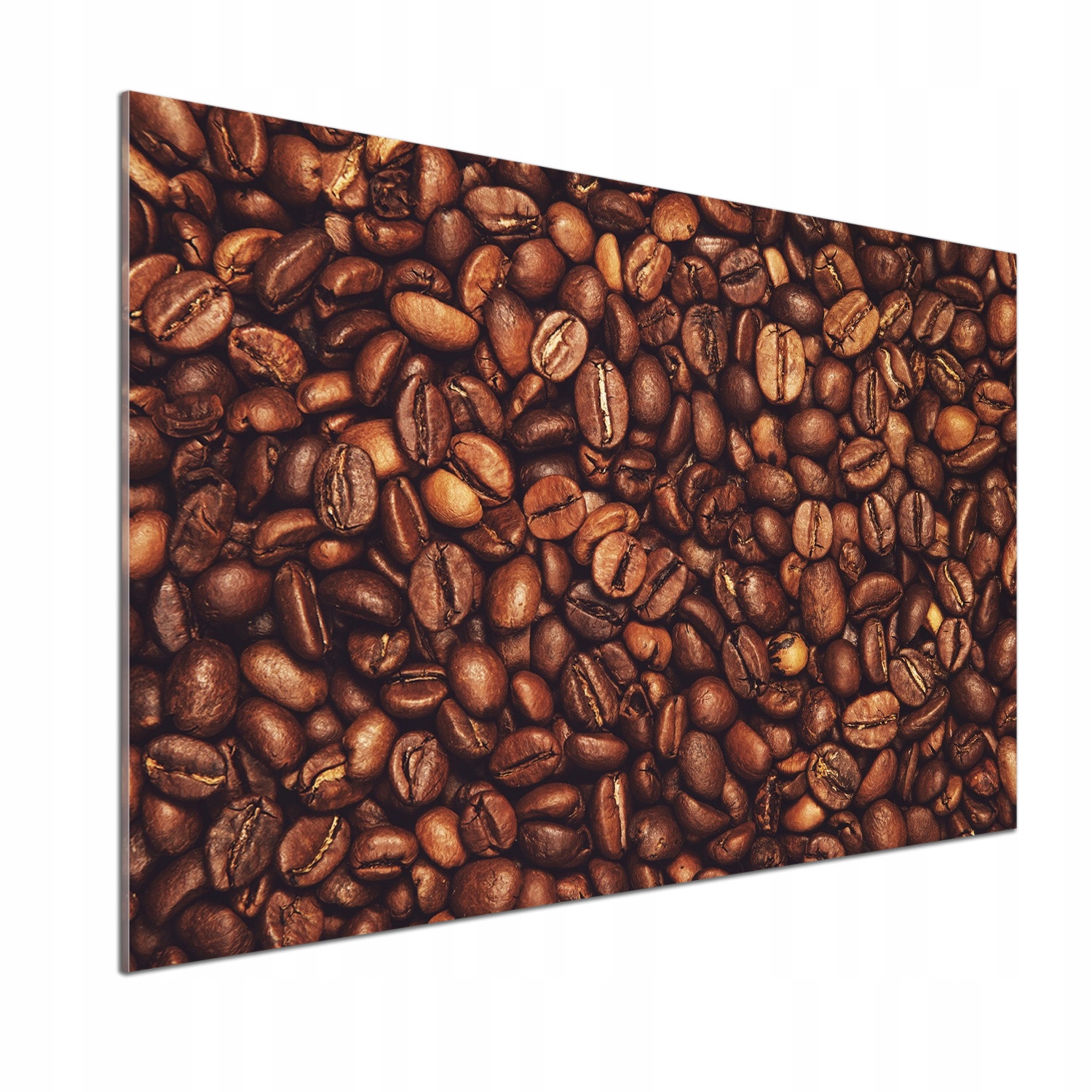Dekorativní panel sklo Kávová zrna 100 x 70 cm Lepidlo