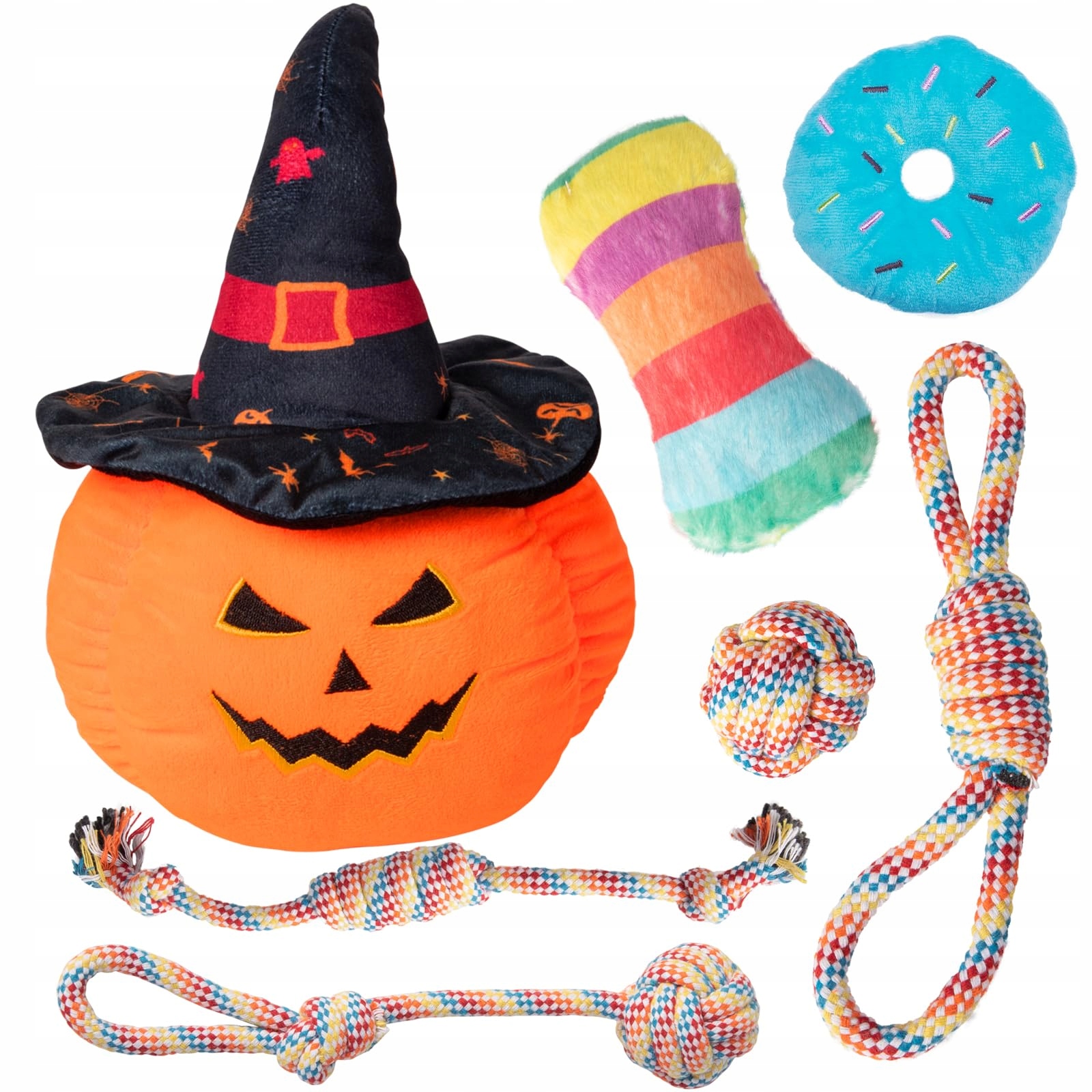 Levně Sunfatt Sada hraček pro štěňata a malé psy Plyšový Polštář