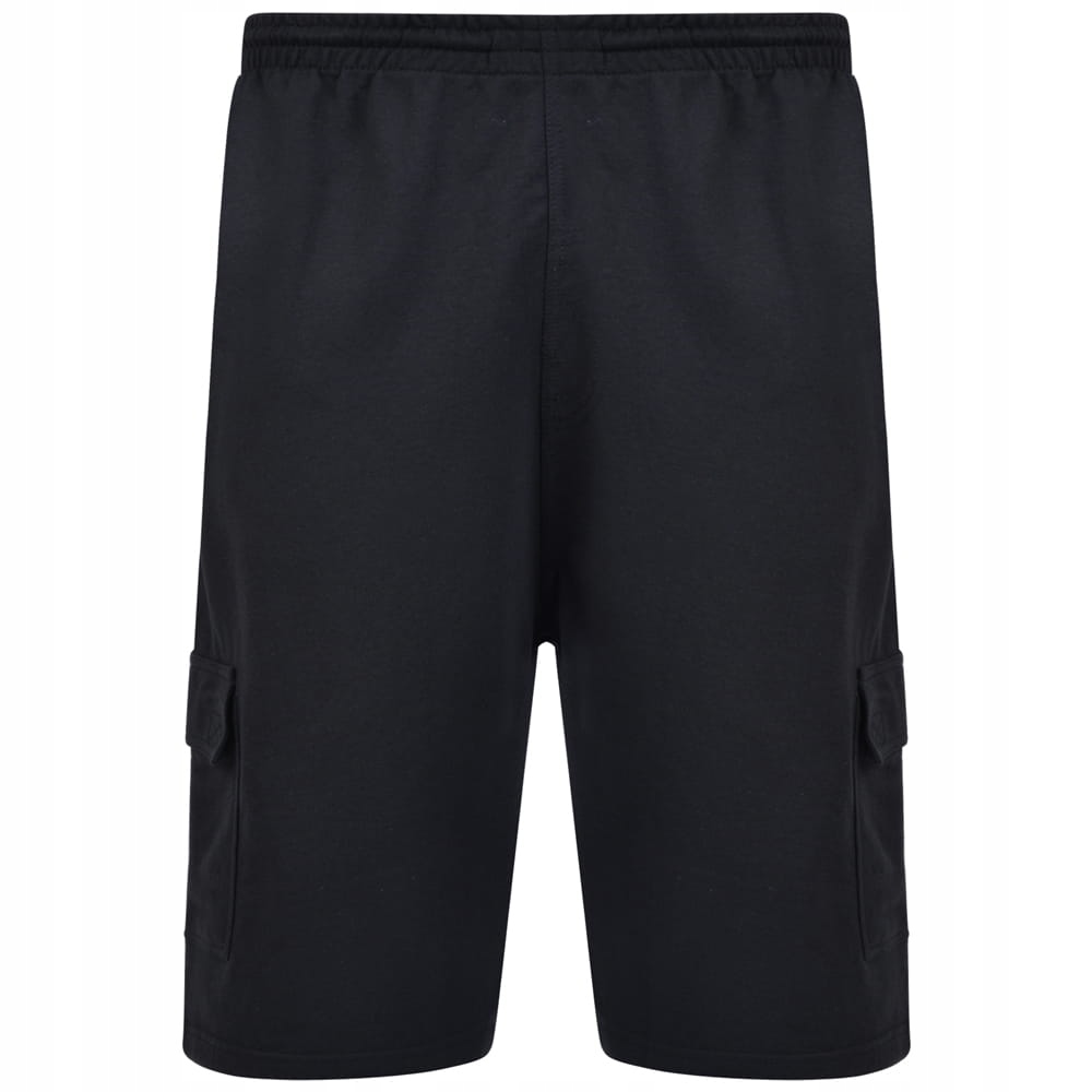 Velké pánské šortky Kapsáče černé Kam
