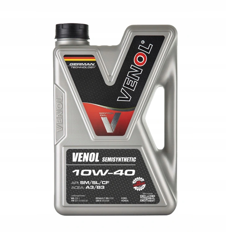 Полусинтетическое масло VENOL Active 10W40 5L Germany