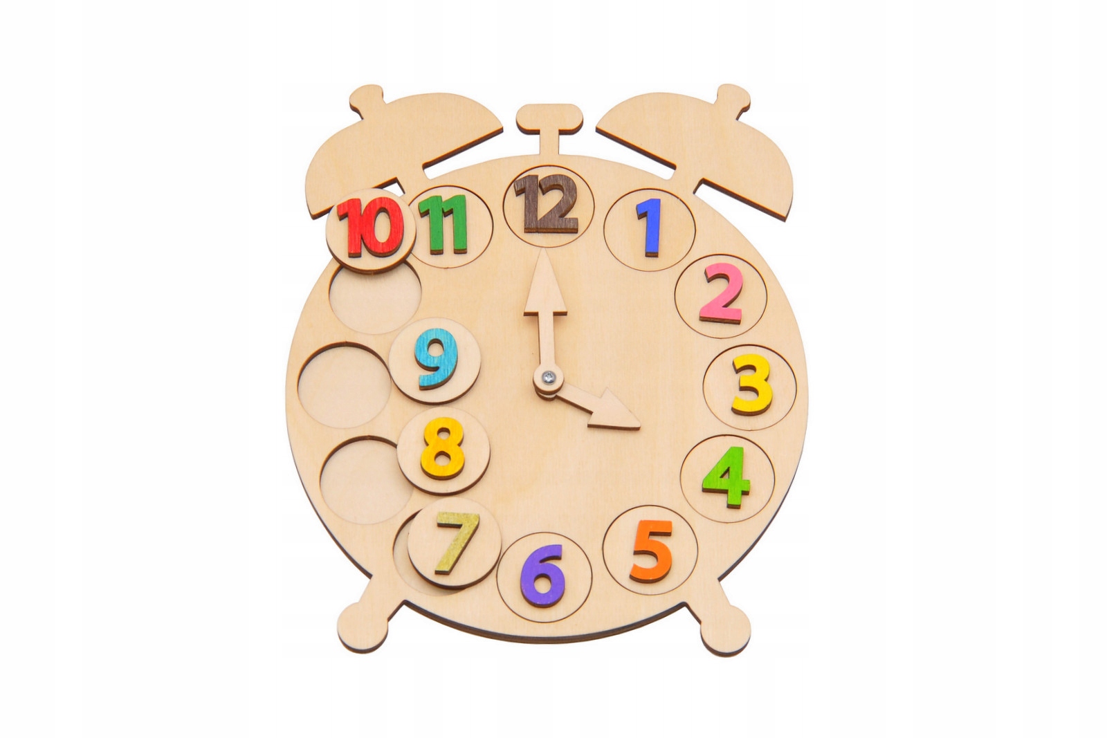 

Zegar Edukacyjny Manipulacyjny Kolorowy Sorter