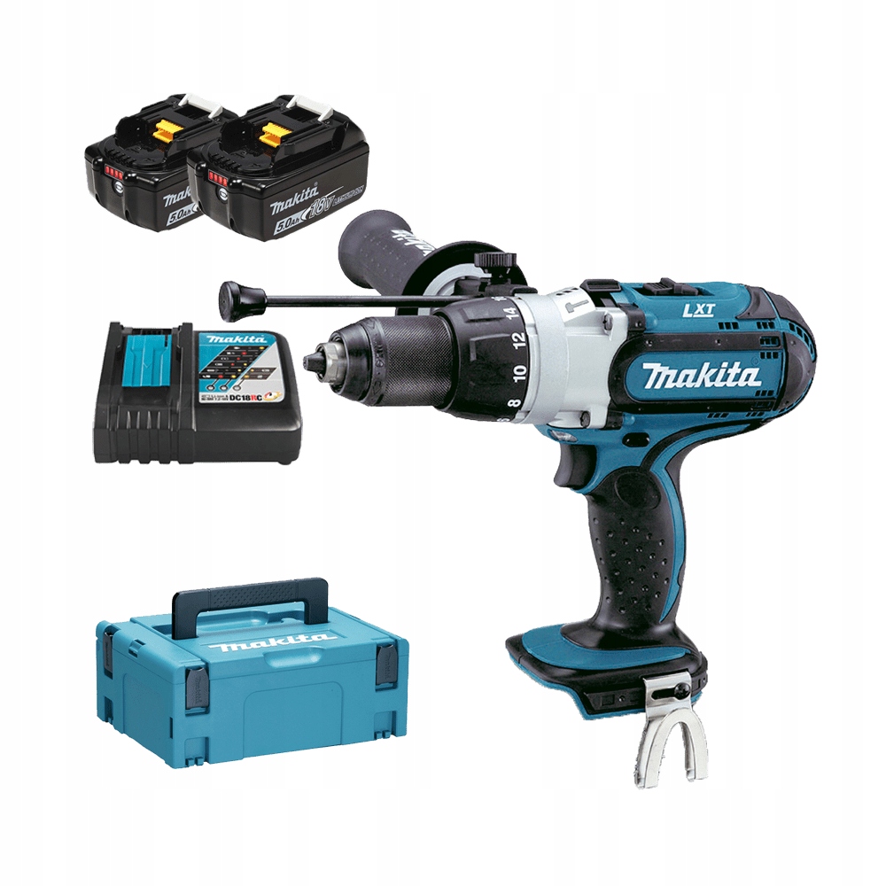

Wiertarko-wkręta Udar 18V 2*5.0AH DHP451RTJ Makita