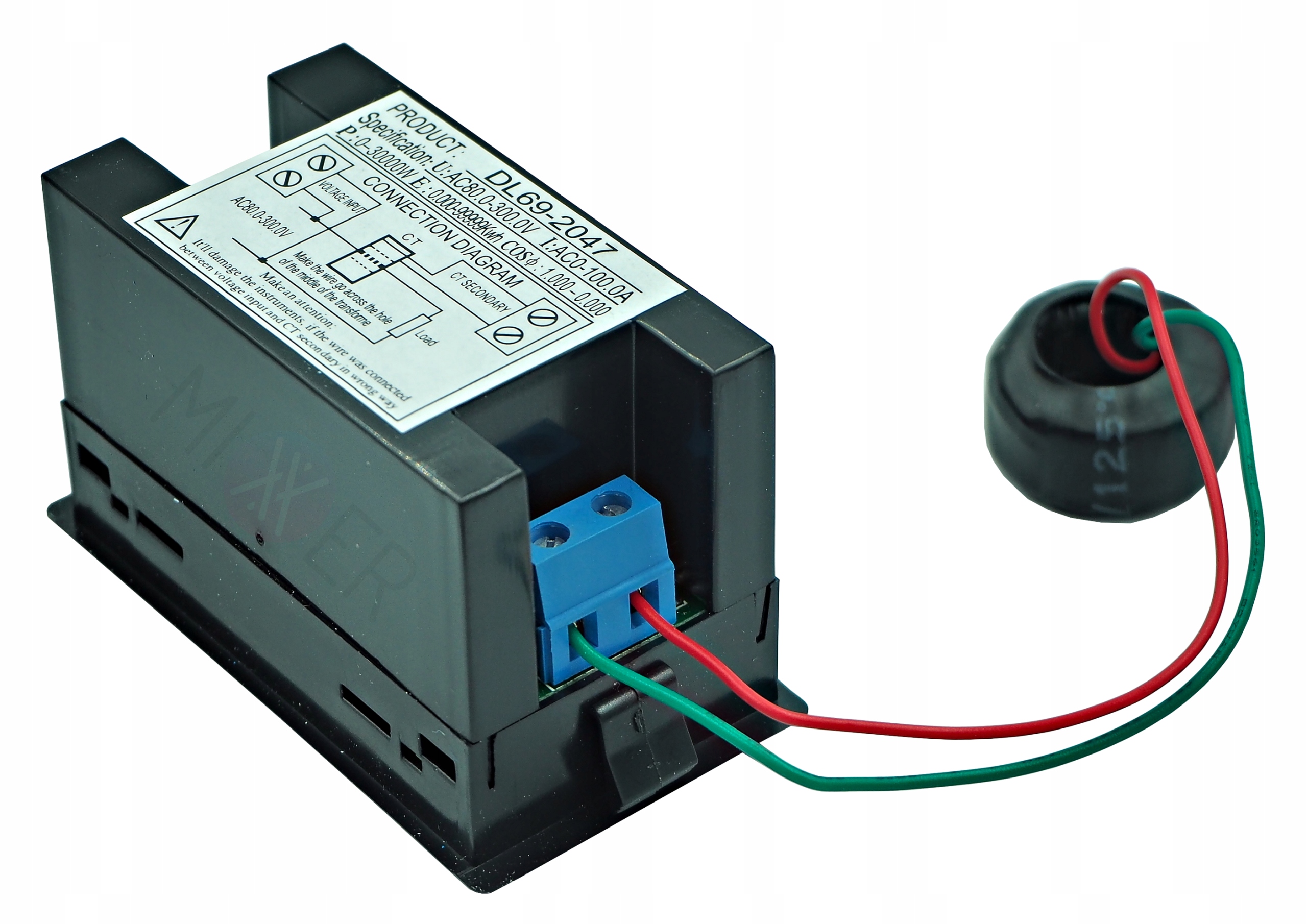 Miernik Tester Amperomierz Woltomierz Watomierz AC Marka bez marki