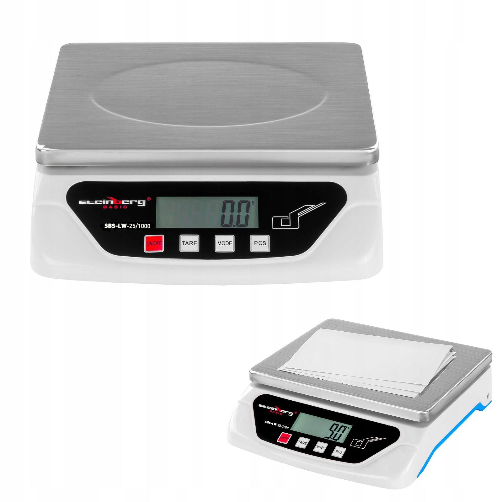 Poštovní váha pro balíky a dopisy SBS-LW-25/1000 do 25 kg 1 g