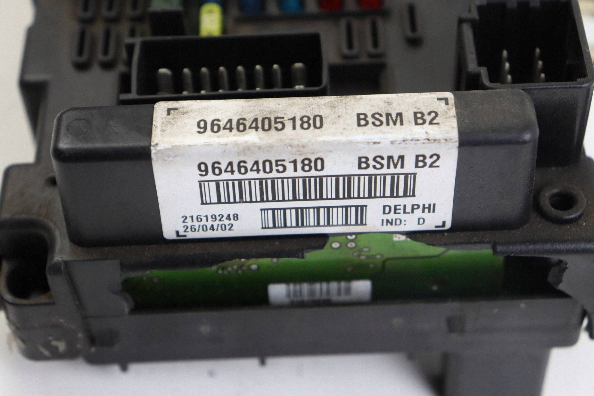 CITROEN PEUGEOT module compartment control unit BSM 9646405180