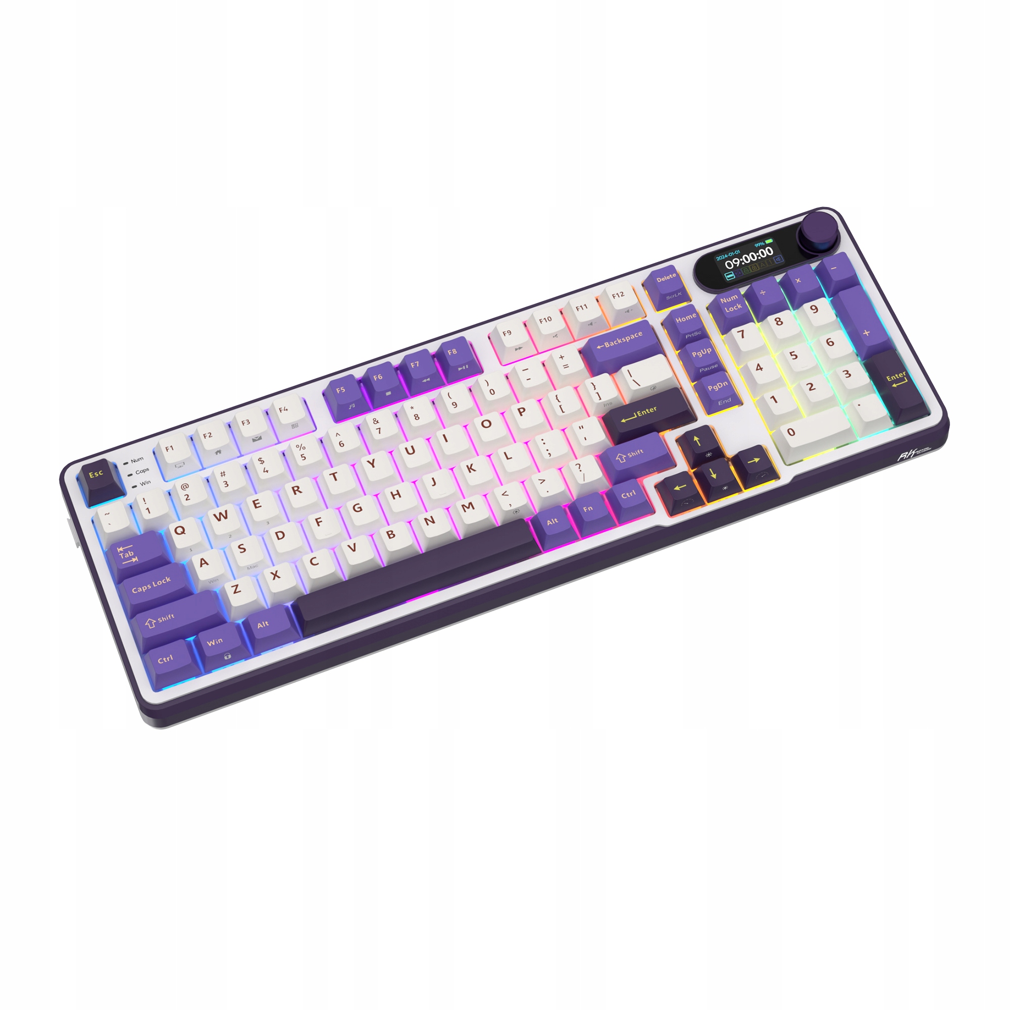 ROYAL KLUDGE RK-S98 Blackberry Mousse Gaming Keyboard Chartreuse switch — 8