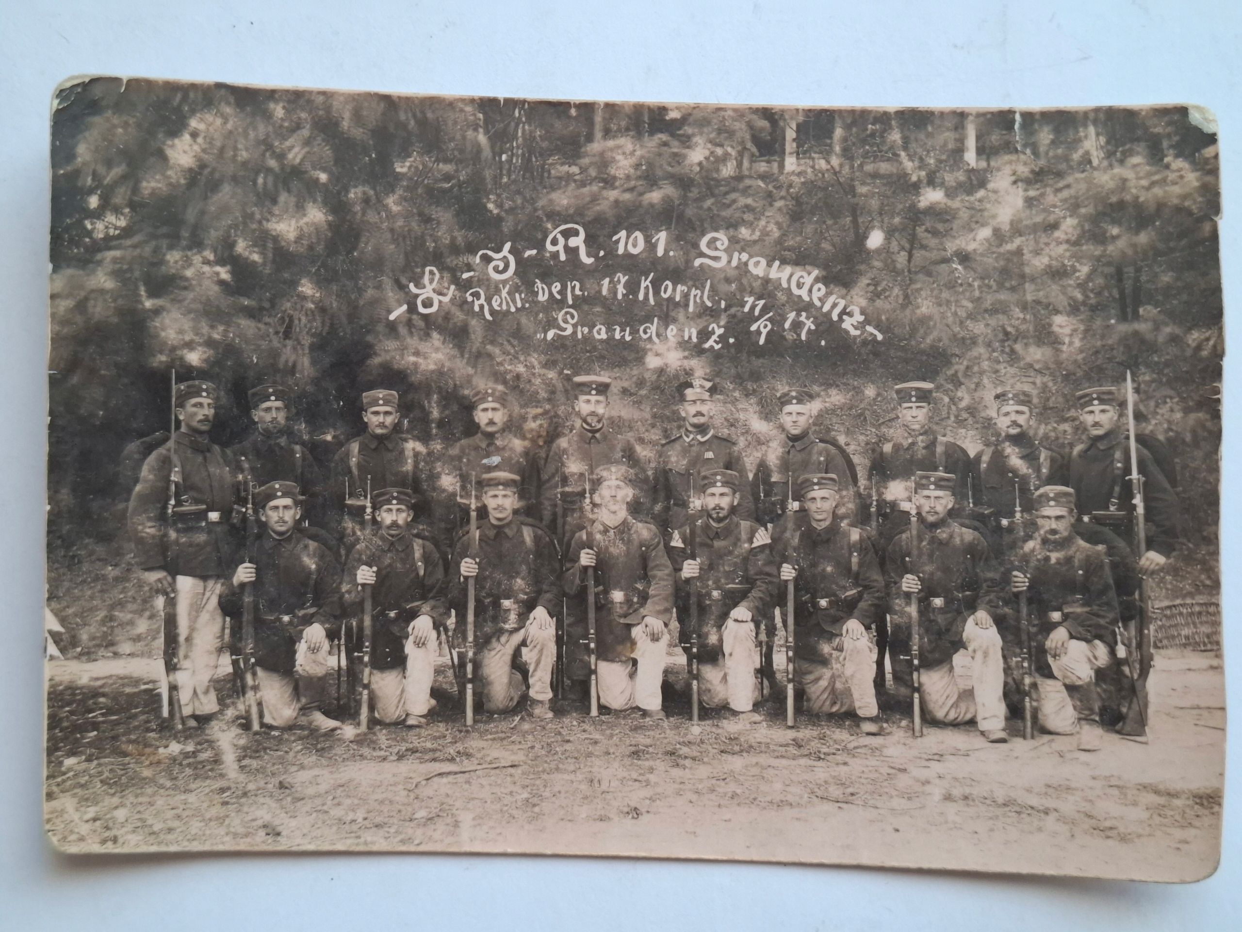 Pocztówka Wojsko Garnizon Graudenz Grudziądz 1914