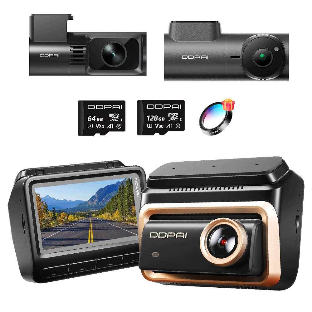 Kamera Ddpai Videorekordér Z90 Master 4K Přední MINI3X Zadní 4K Karta