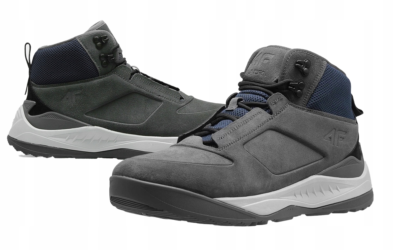 

4F Buty Męskie Skórzane Tundra Zimowe Obuwie M010