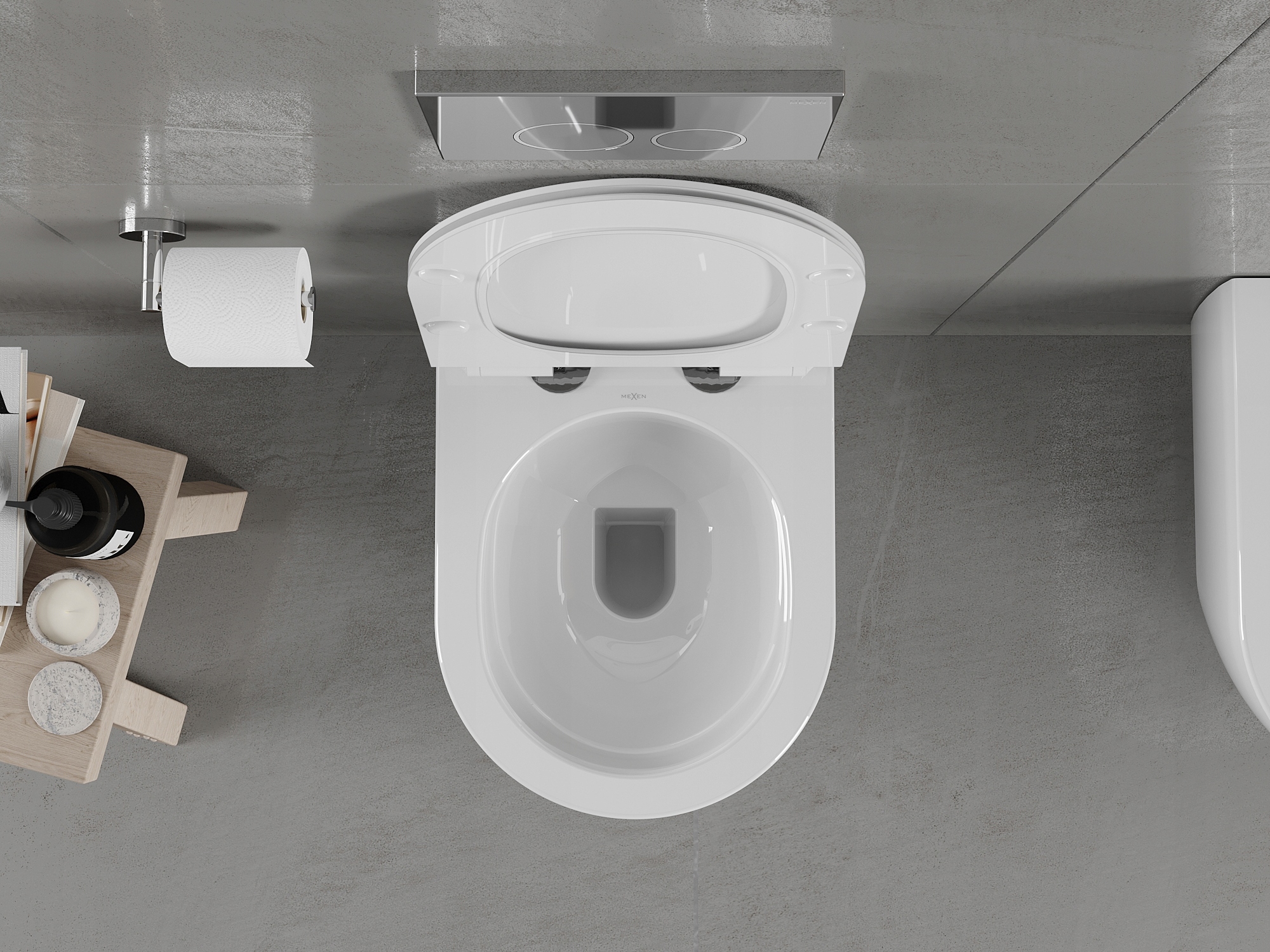 MEXEN CARMEN MISKA WC RIMLESS DESKA DUROPLAST SLIM Linia Carmen