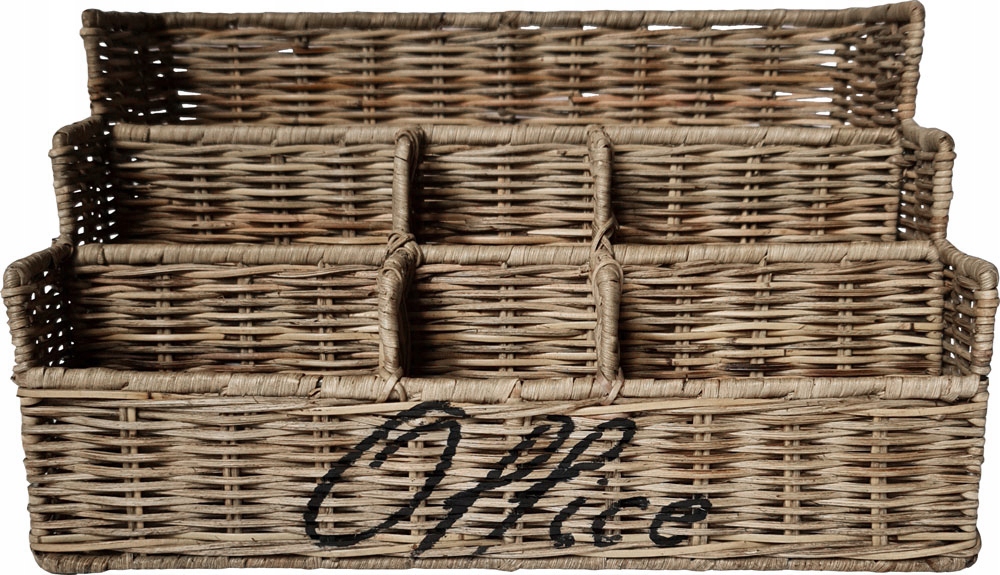 Organizér Ratanový Hampton na stôl a ratan do kancelárie