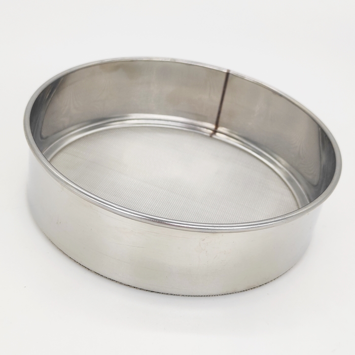 SITKO PRZESIEWACZ DO MĄKI CUKRU METALOWE DROBNE OCZKA CEDZAK Materiał stal nierdzewna