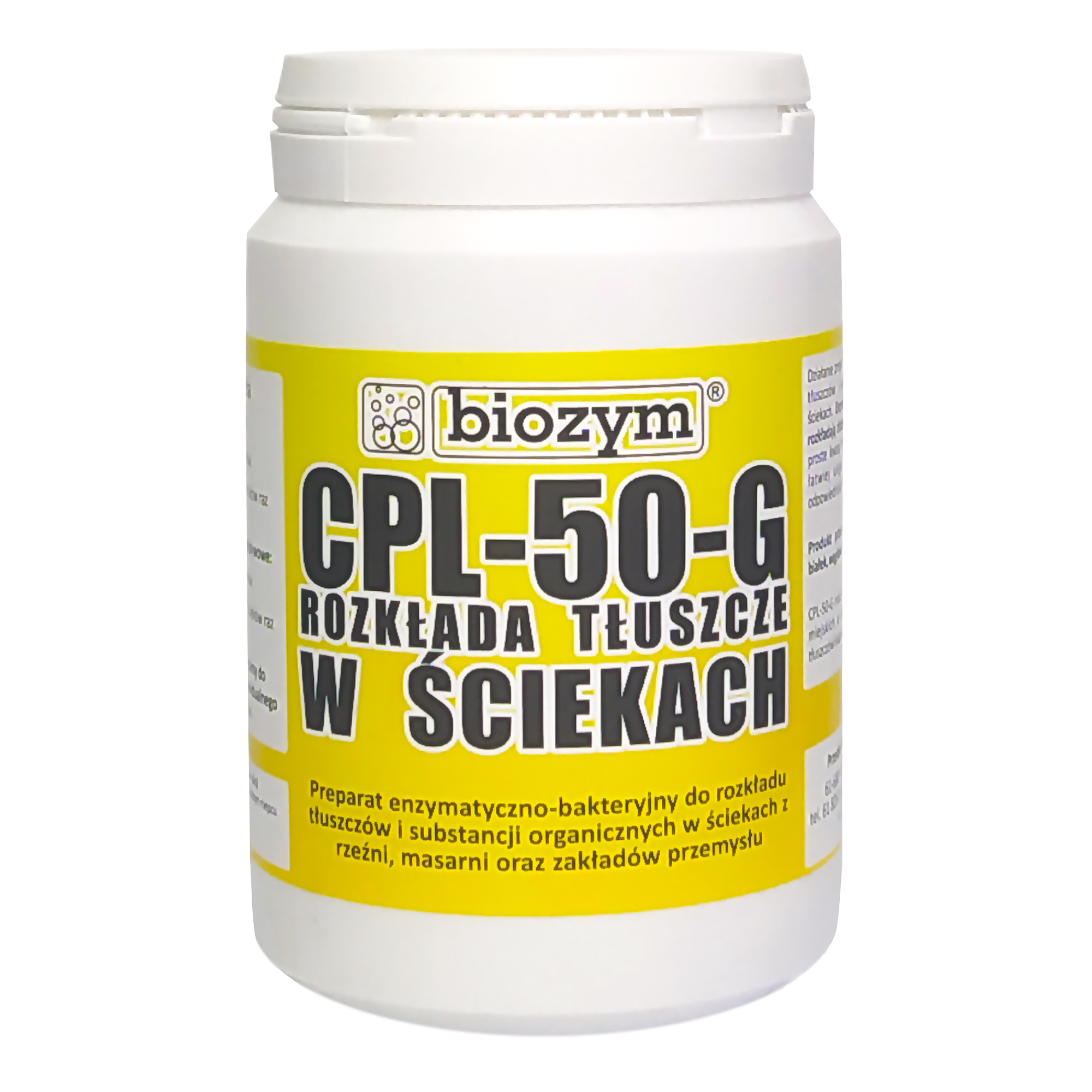 

Biozym Odtłuszczacz Rozkład Tłuszczy CPL-50-G 0,5