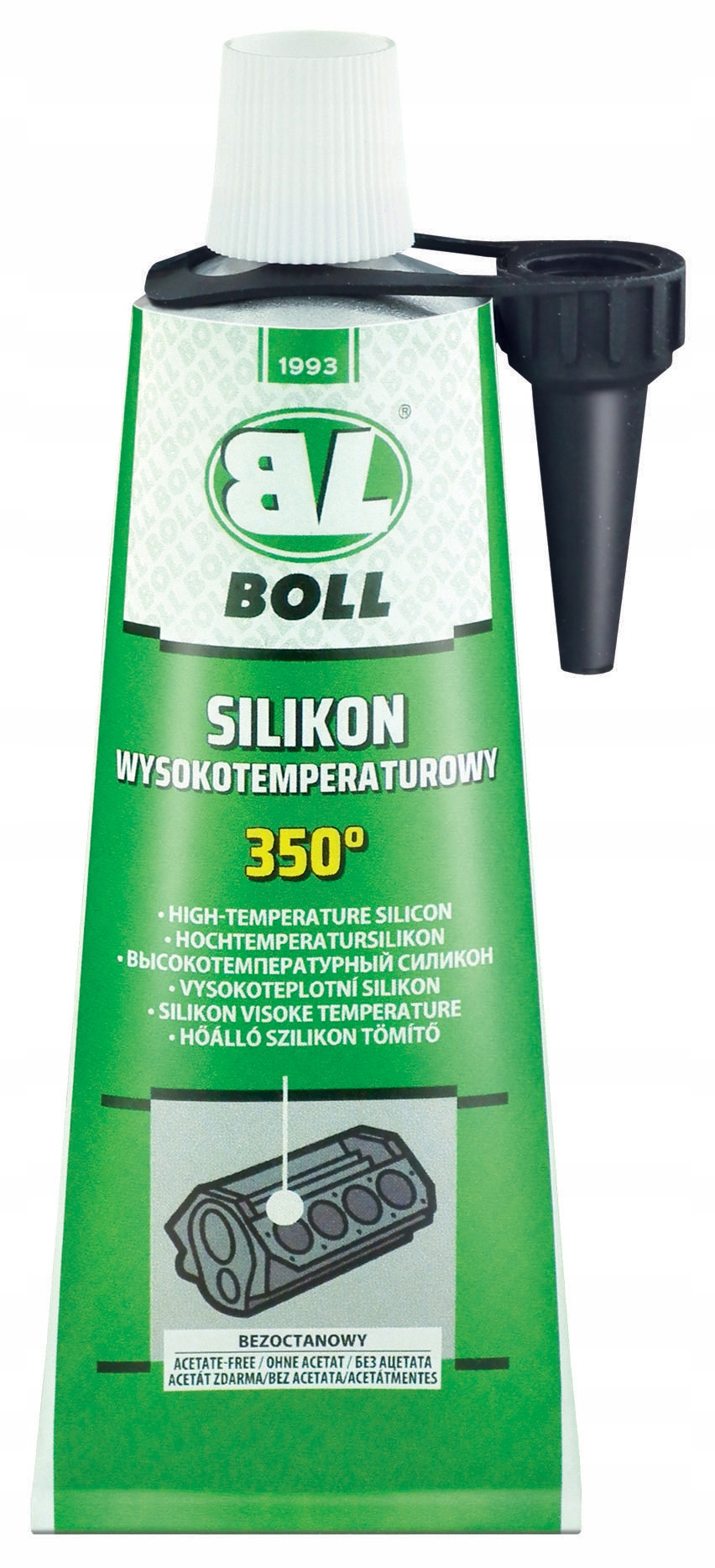 

Boll Wysokotemperaturowy Silikon Czarny 80ML