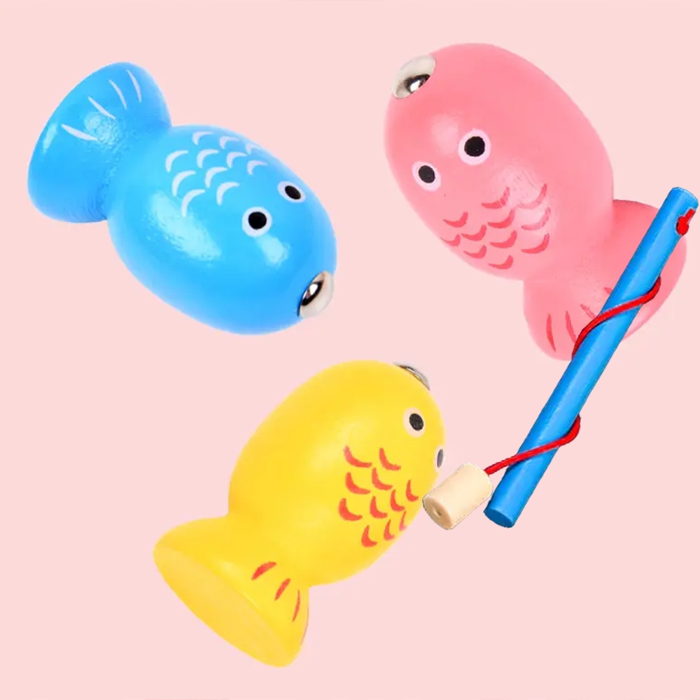 GRA ŁOWIENIE RYBEK ryb MAGNETYCZNA 2 x WĘDKA ZŁAP ROBACZKA DREWNIANA RYBKI Bohater brak