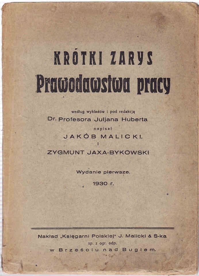 KRÓTKI ZARYS PRAWODAWSTWA