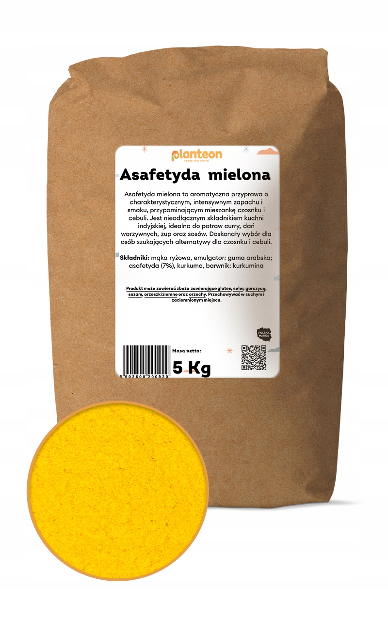 Asafetyda mielona 5kg