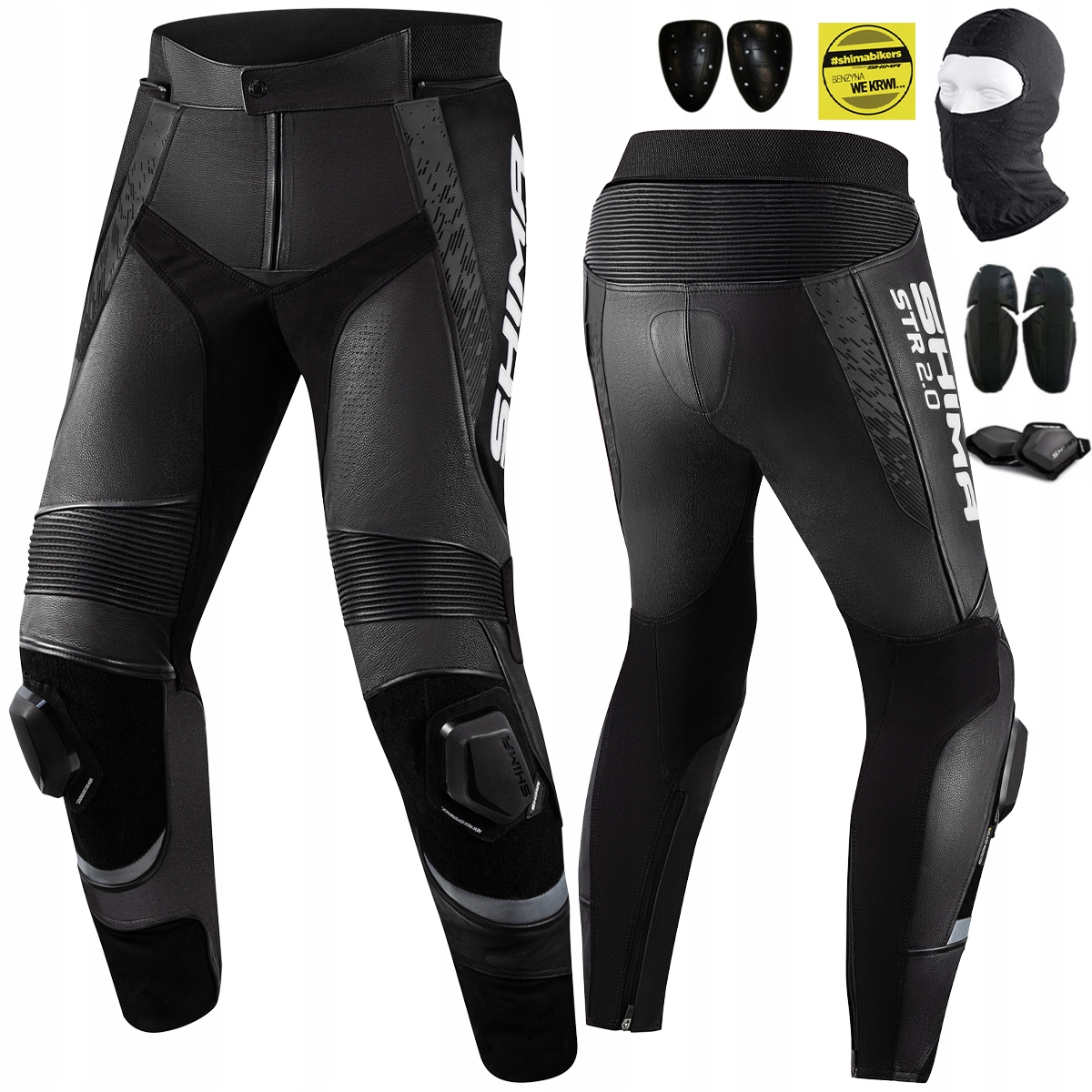 Motocyklové Nohavice Shima Str 2.0 Pánske Športové Kožené Darčeky