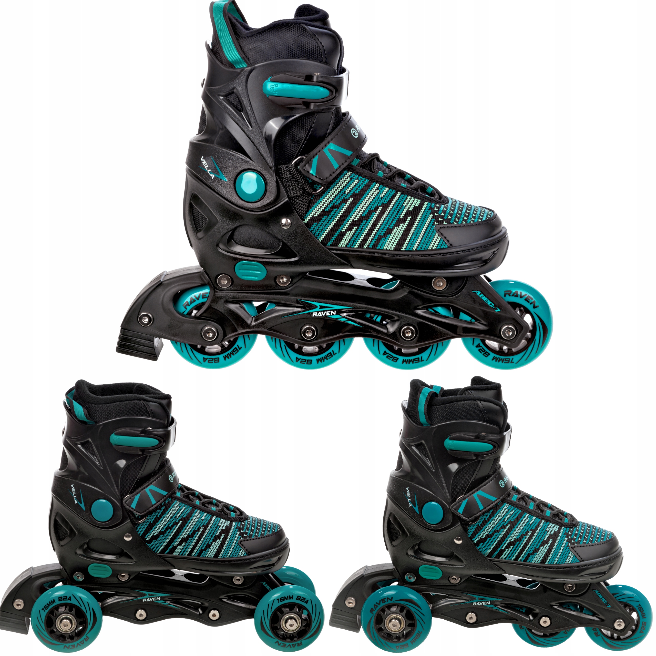 

Rolki Wrotki 3w1 Regulowane Raven Vella 37-40