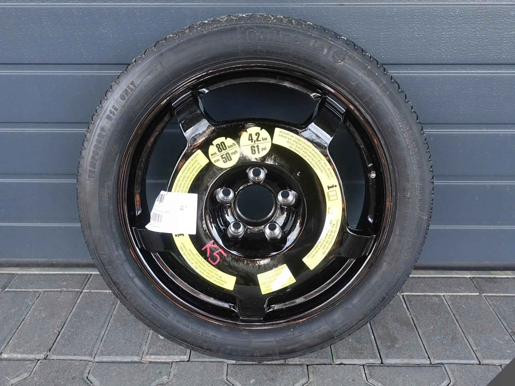 MERCEDES CLS C218 E-KLASA W212 W204 wheel spare