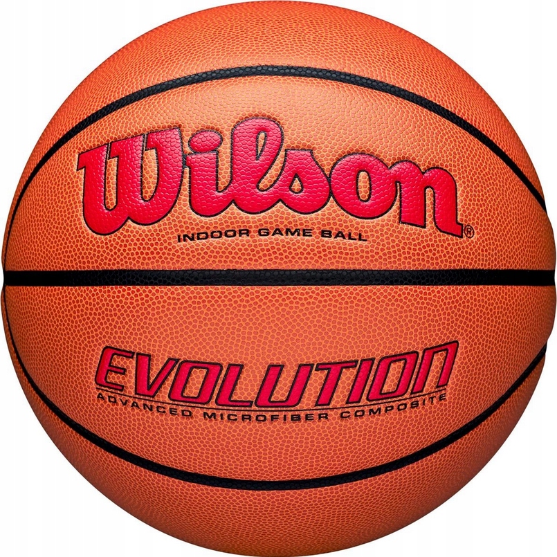Wilson Evolution Red 7 Basketbalový Míč Pro Zápasy