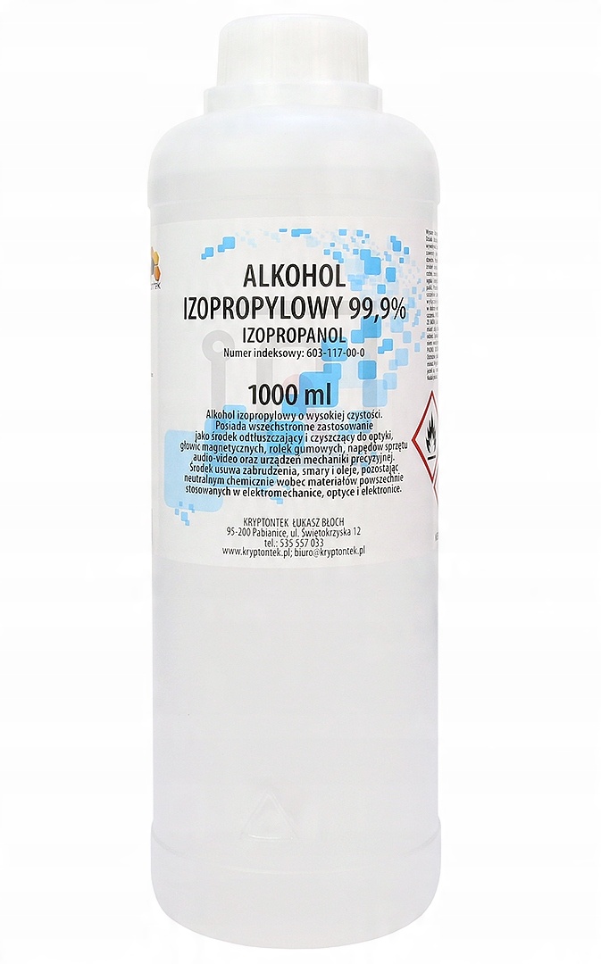 

Czysty Polski Alkohol Izopropylowy Ipa 1000ml Hq