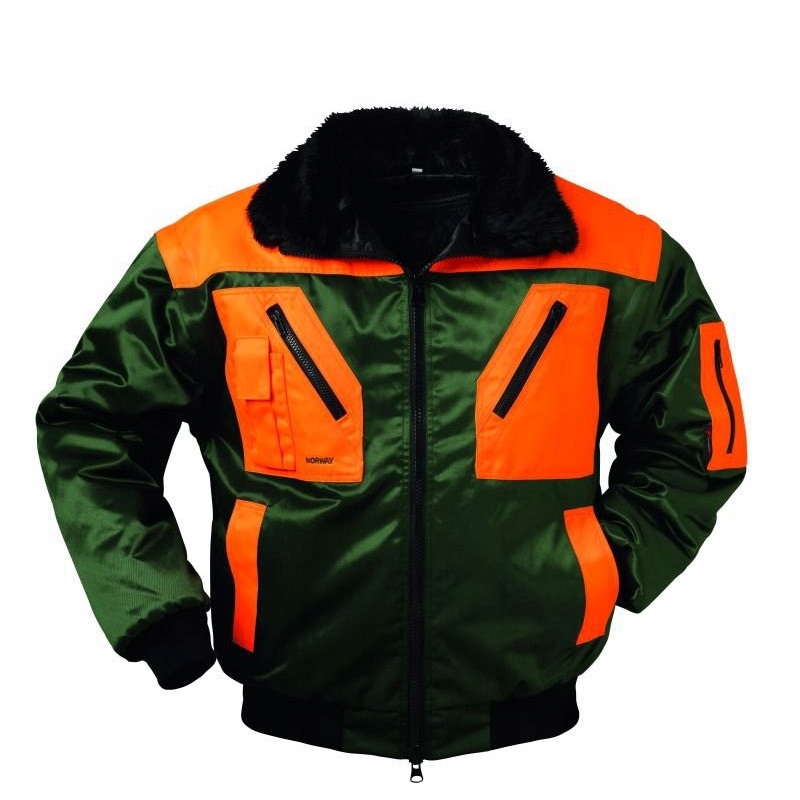 Kurtka robocza pilarza drwala pilotka całoroczna ciepła Norway 4w1 L