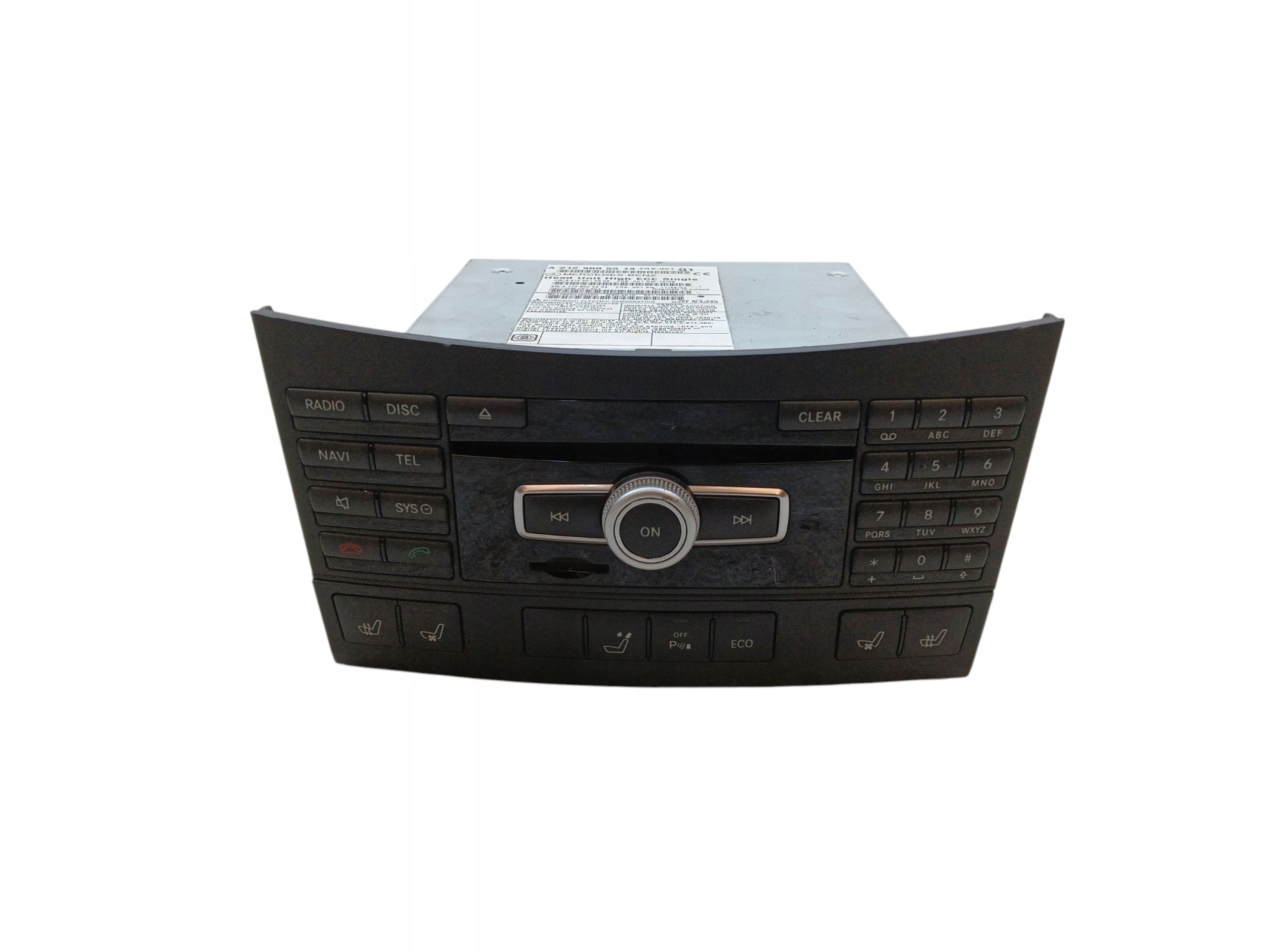 RADIO CD DVD Navigation GPS MERCEDES E W212 A2129005514