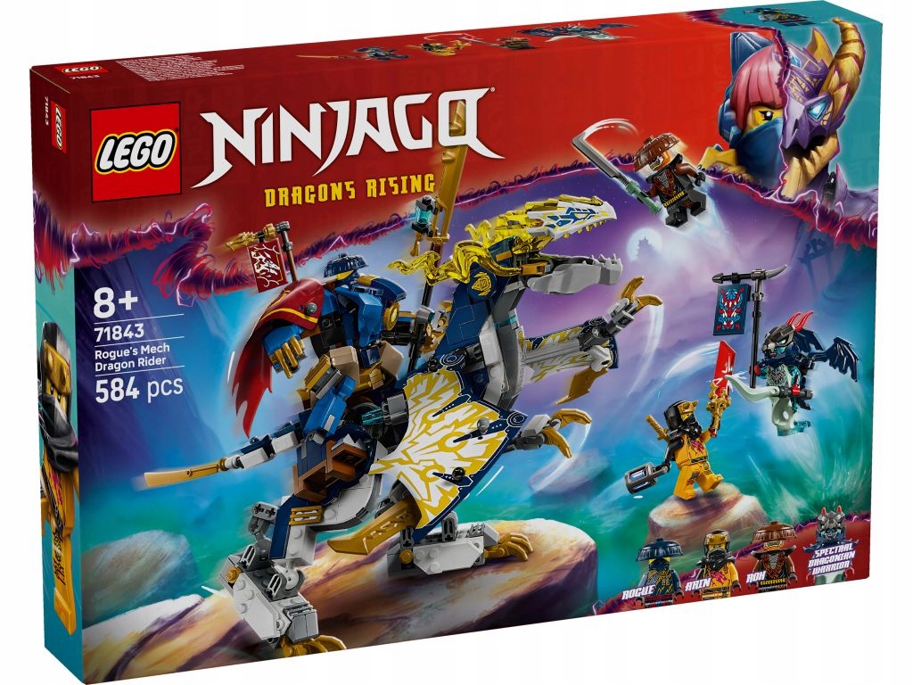 Lego 71843 Ninjago Mech dračího jezdce Roguea