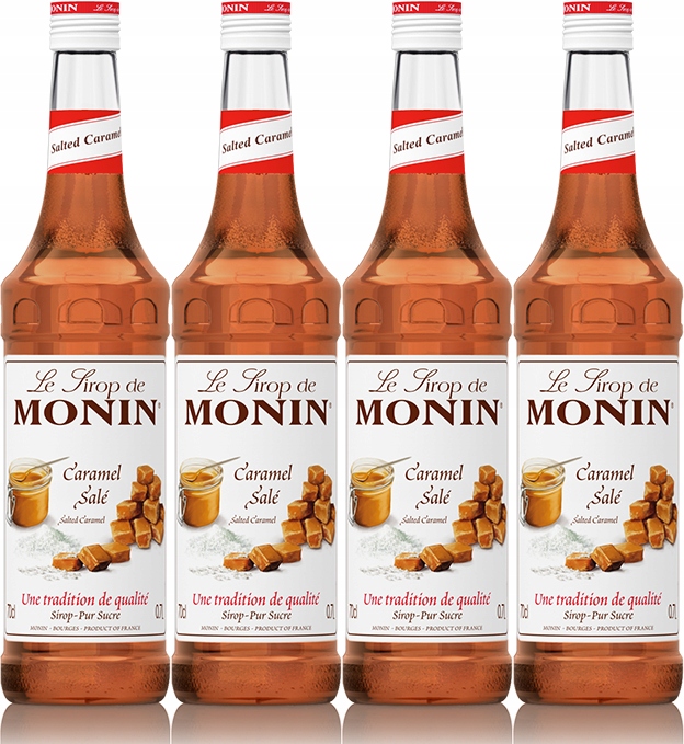 Syrop do kawy Monin Caramel karmelowy 700 ml x4