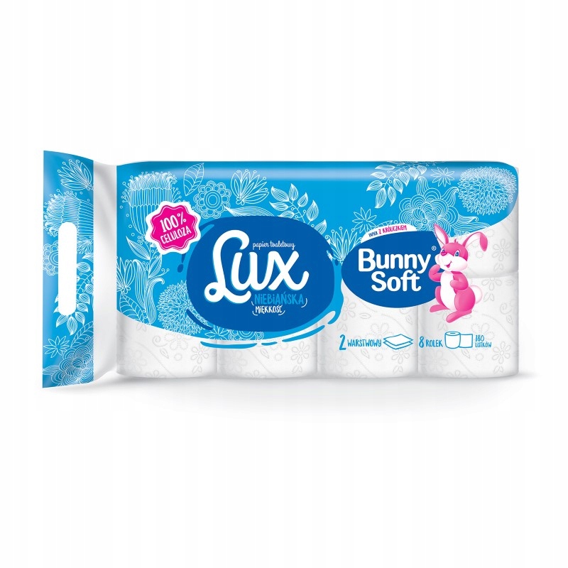 

Bunny Soft Lux Papier toaletowy 2-warstwy celuloza