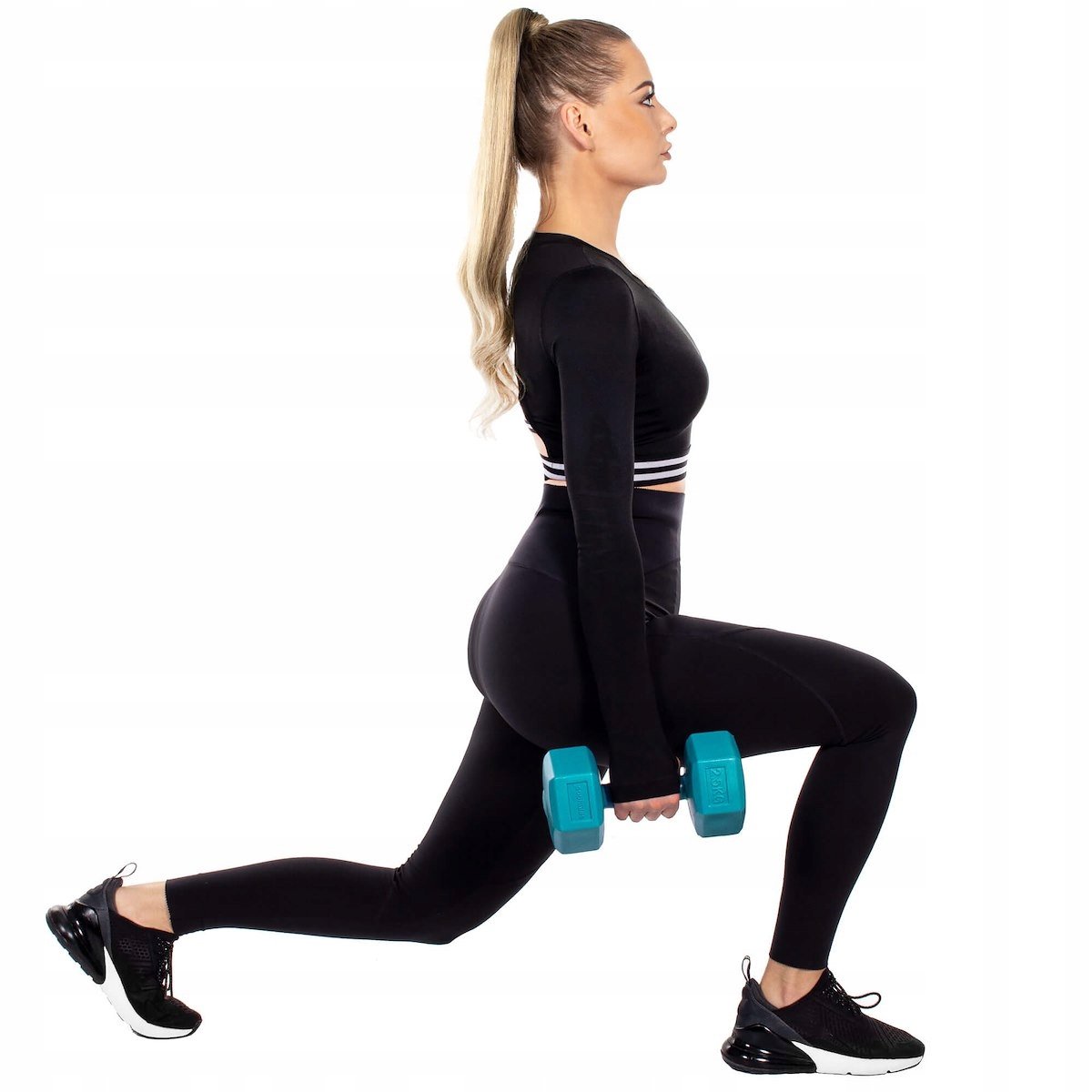 HANTLE 2x2,5kg ZESTAW CIĘŻARKI HANTELKI DO ĆWICZEŃ W DOMU HEKSAGONALNE Uchwyty nie