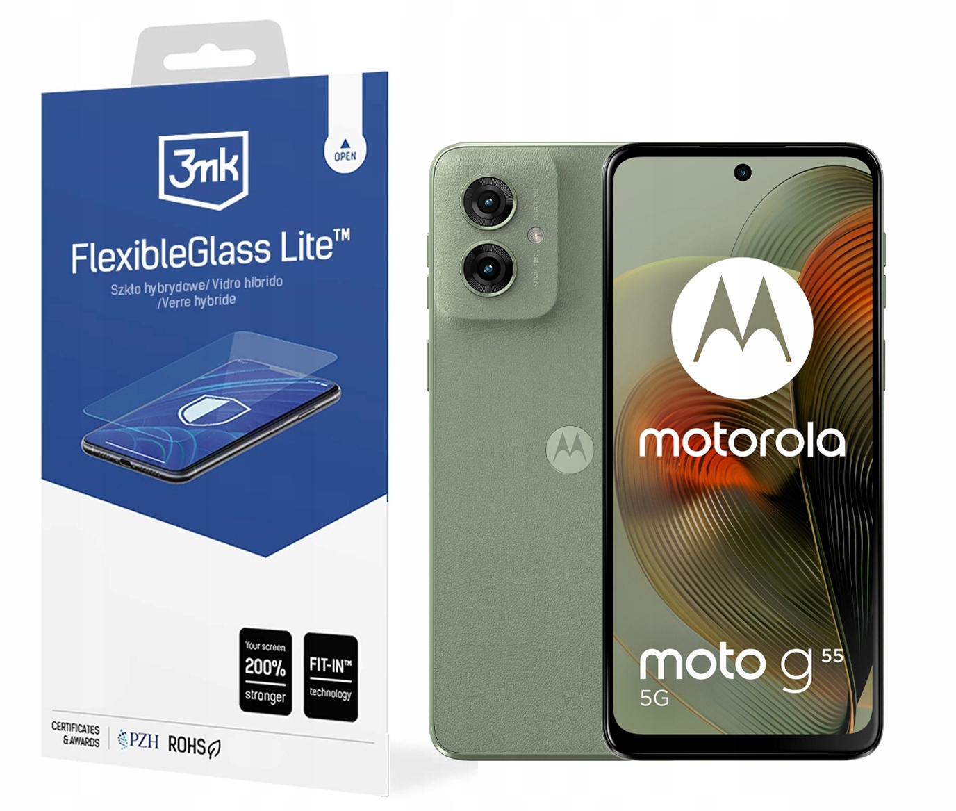 Sklo FlexibleGlass Lite 3MK pro Motorola Moto G55 5G