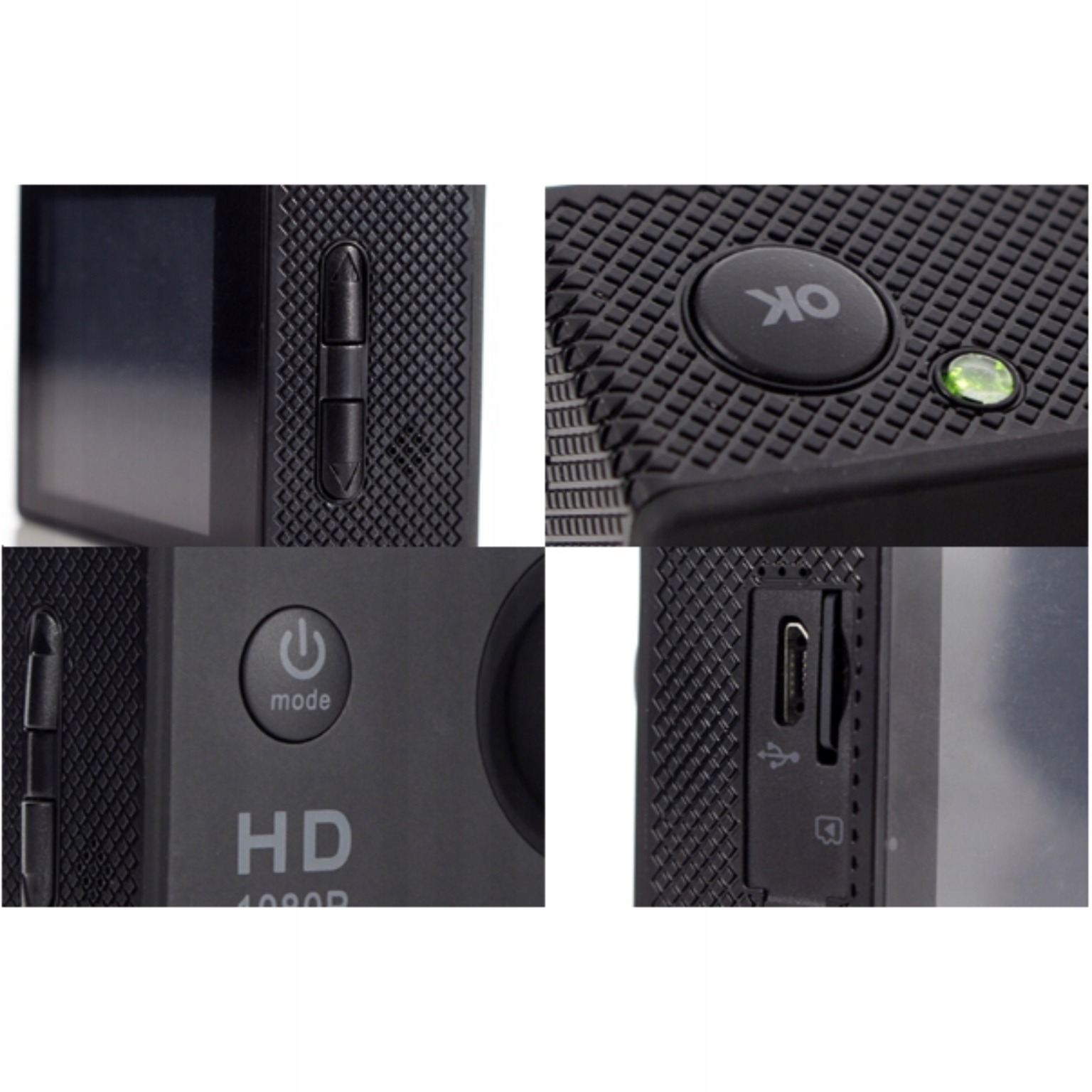 JADFEZY Kamera Sportowa FHD 1080P 12MP Wodoodporna 30M Szeroki Kąt 140° — miniatura 8