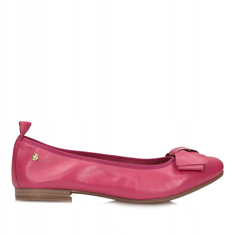 Dámské baleríny Maciejka P6802-15/00-0 růžové, nazouvací, kožené