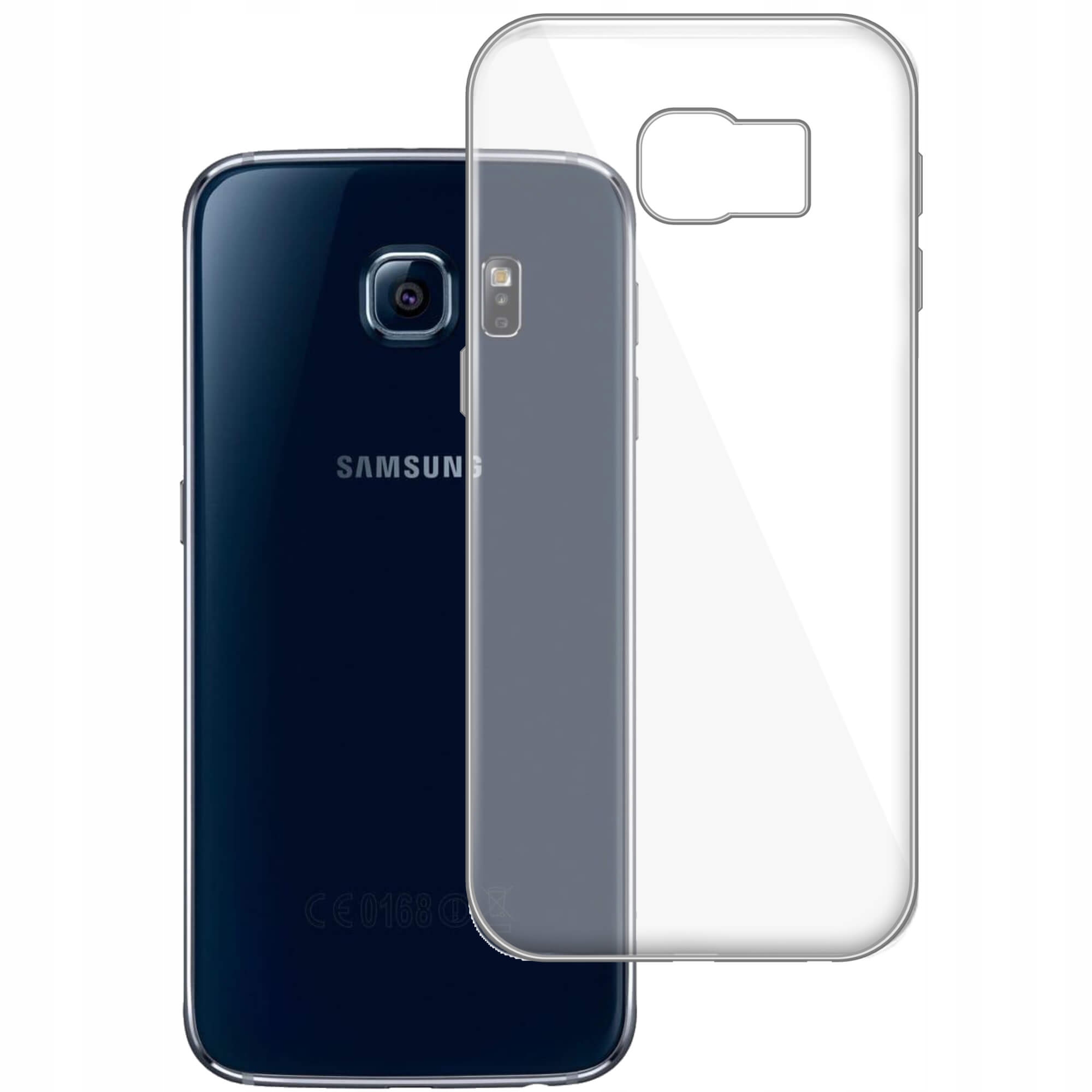 

Etui do Samsung Galaxy S6 gumowe Slim Clear View