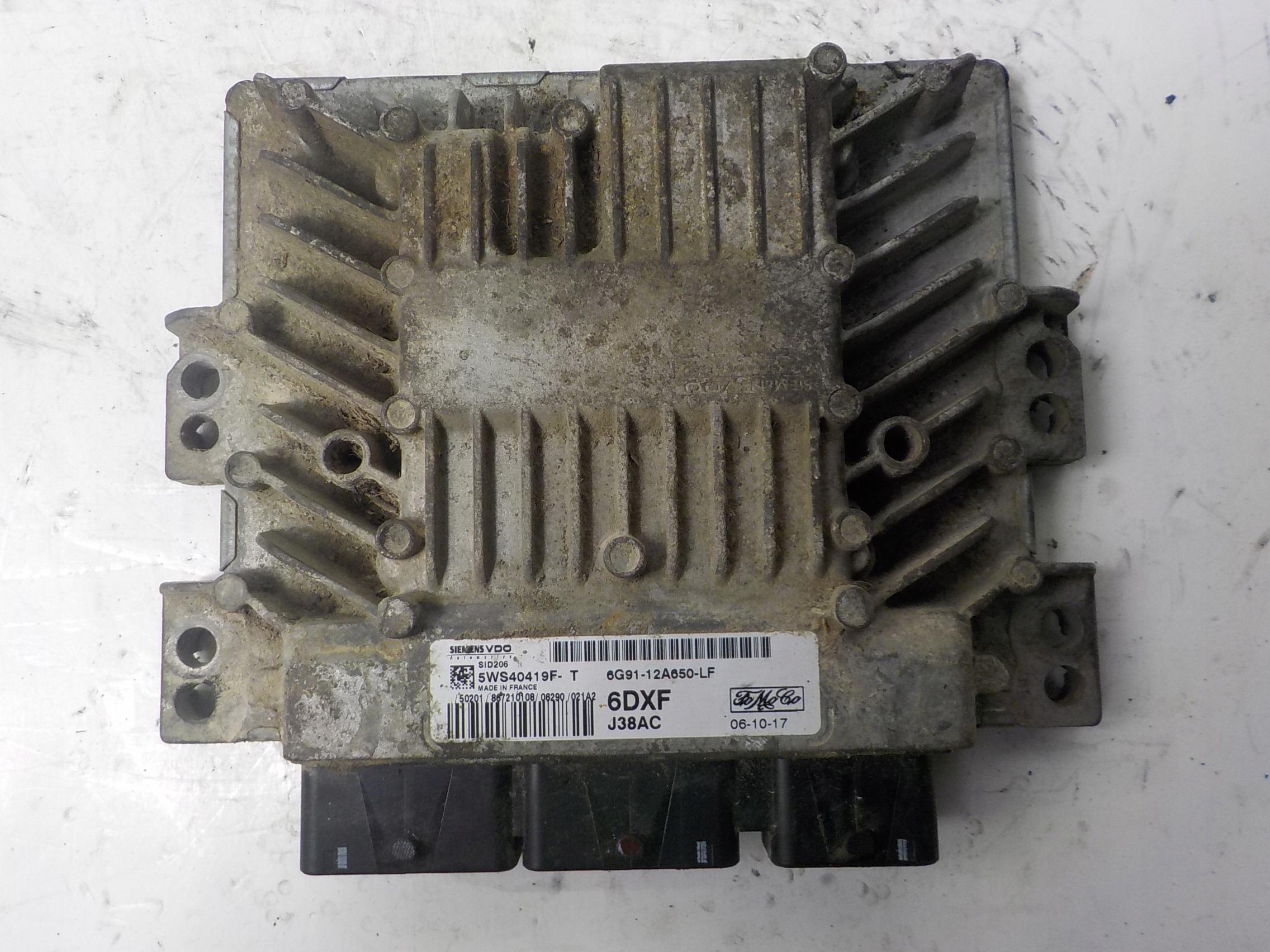FORD computer control unit 6G91-12A650-LF 5WS40419F-T 6DXF