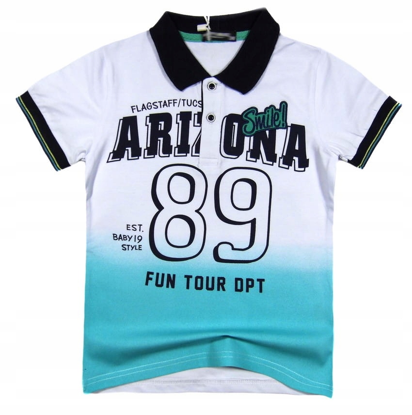 

chłopięca Koszulka polo 1820 Arizona 3/4Y niebiesk