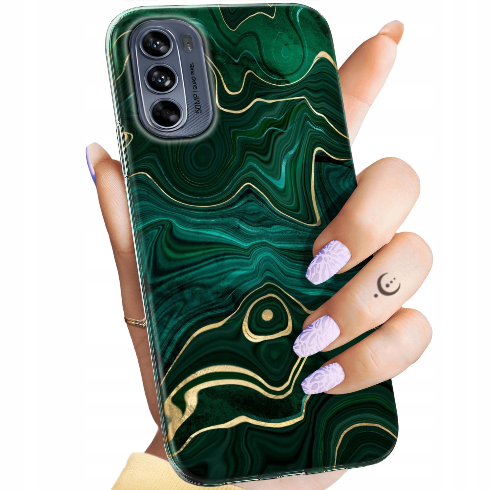 Etui Do Motorola Moto G62 5G Minerały Kamienie Szlachetne Kryształy