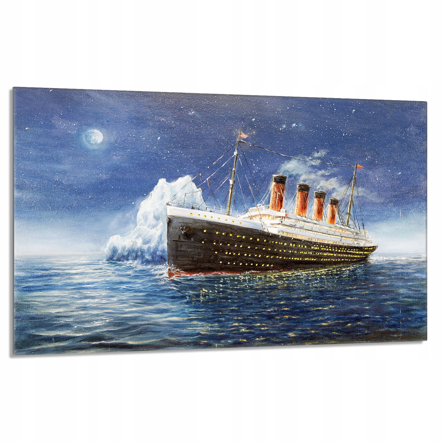 Skleněná ochranná deska na sporák 80x52 Titanic Do Kuchyně