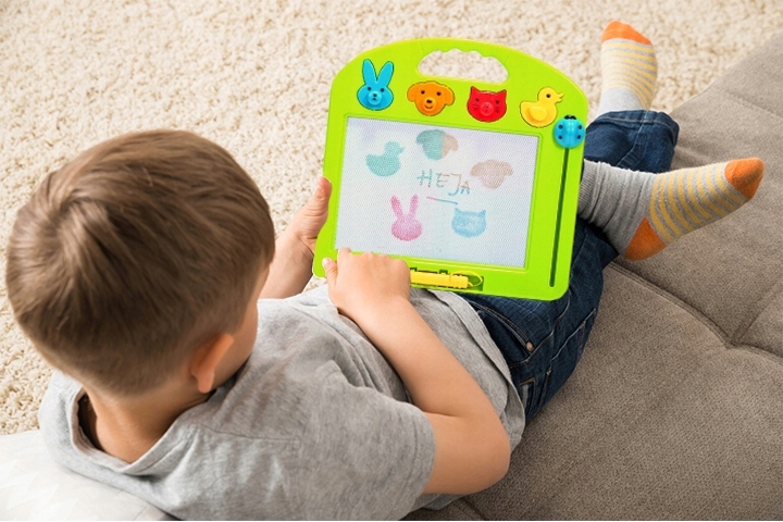 ZNIKOPIS KOLOROWY TABLICA MAGNETYCZNA STEMPELKI ZWIERZĄTKA DLA DZIECI Kod producenta Tablica Znikopis dla Dzieci