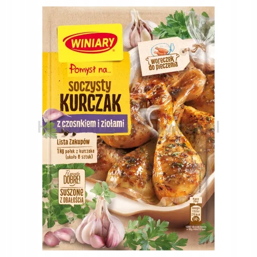 Winiary Nápad na... Šťavnaté kuře s česnekem a bylinkami 30 g